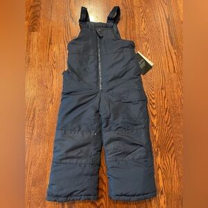 London Fog Youth Size 4T Snow Bib - Navy Blue